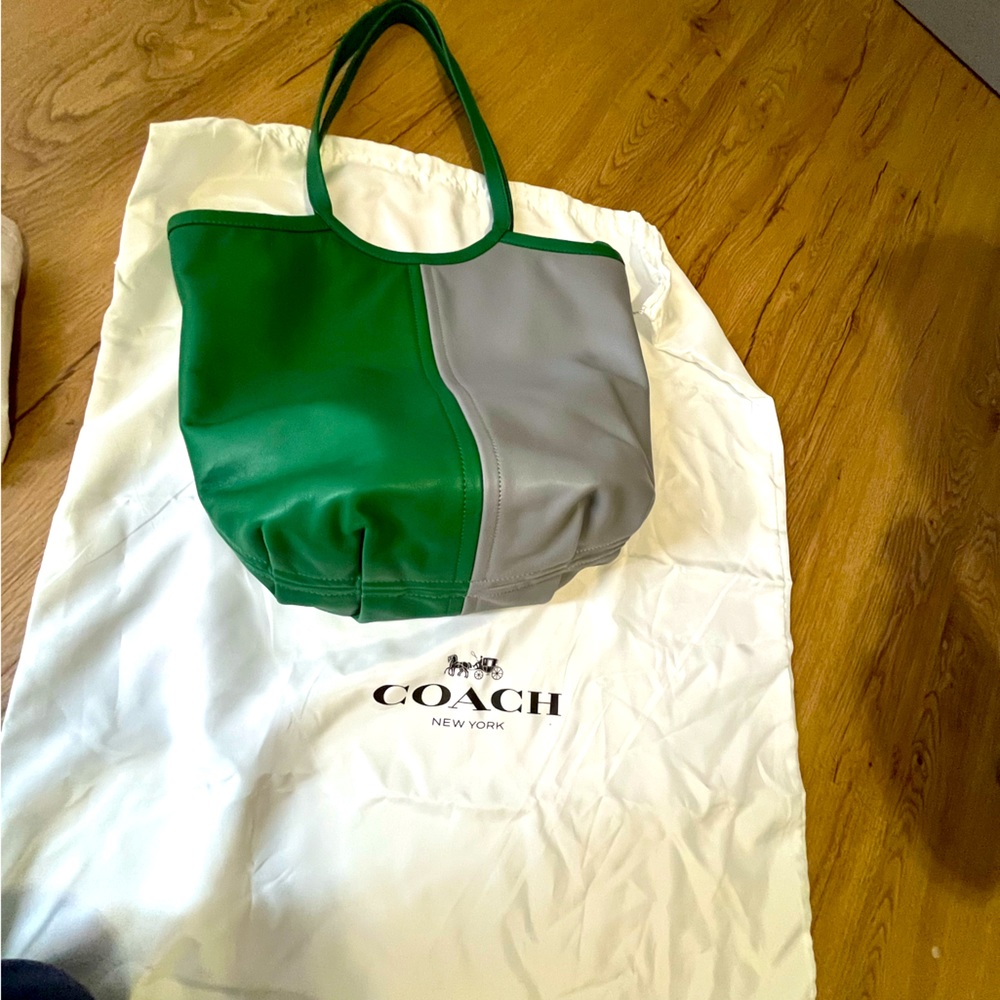 Coach Alice hobo bag in green and grey Never used